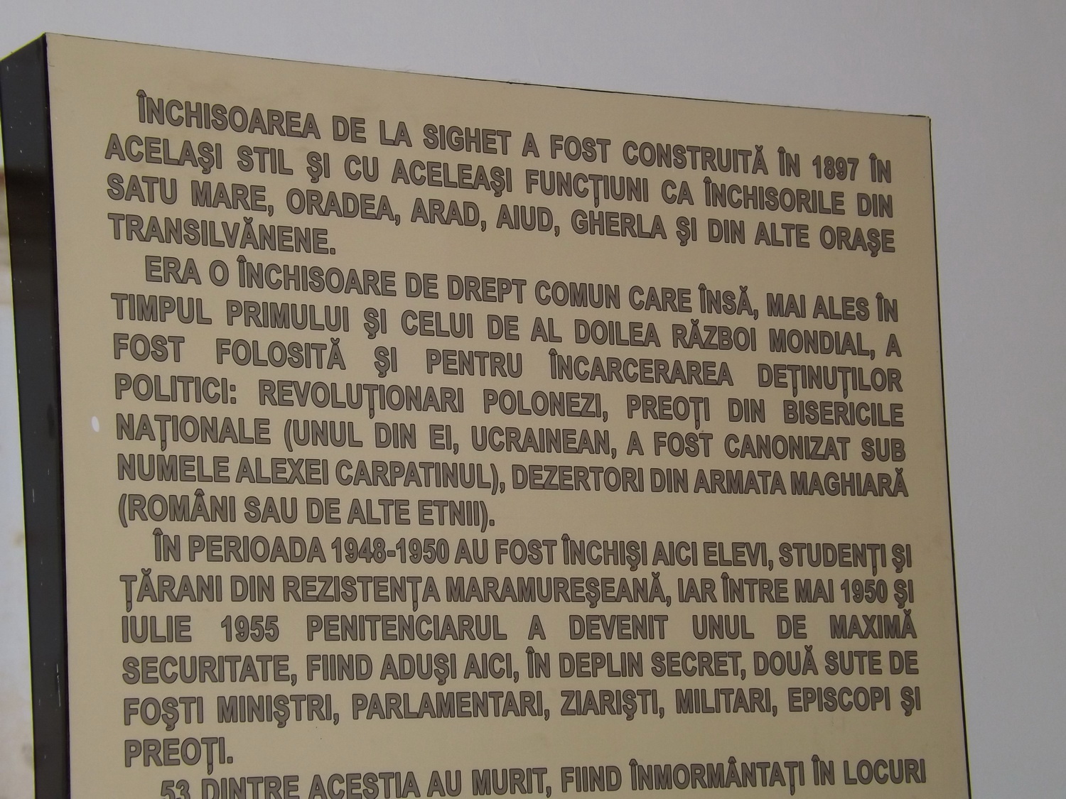 Memorialul vicitimelor comunismului si al rezistentei de la Sighet