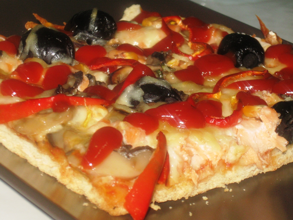 Pizza cu somon