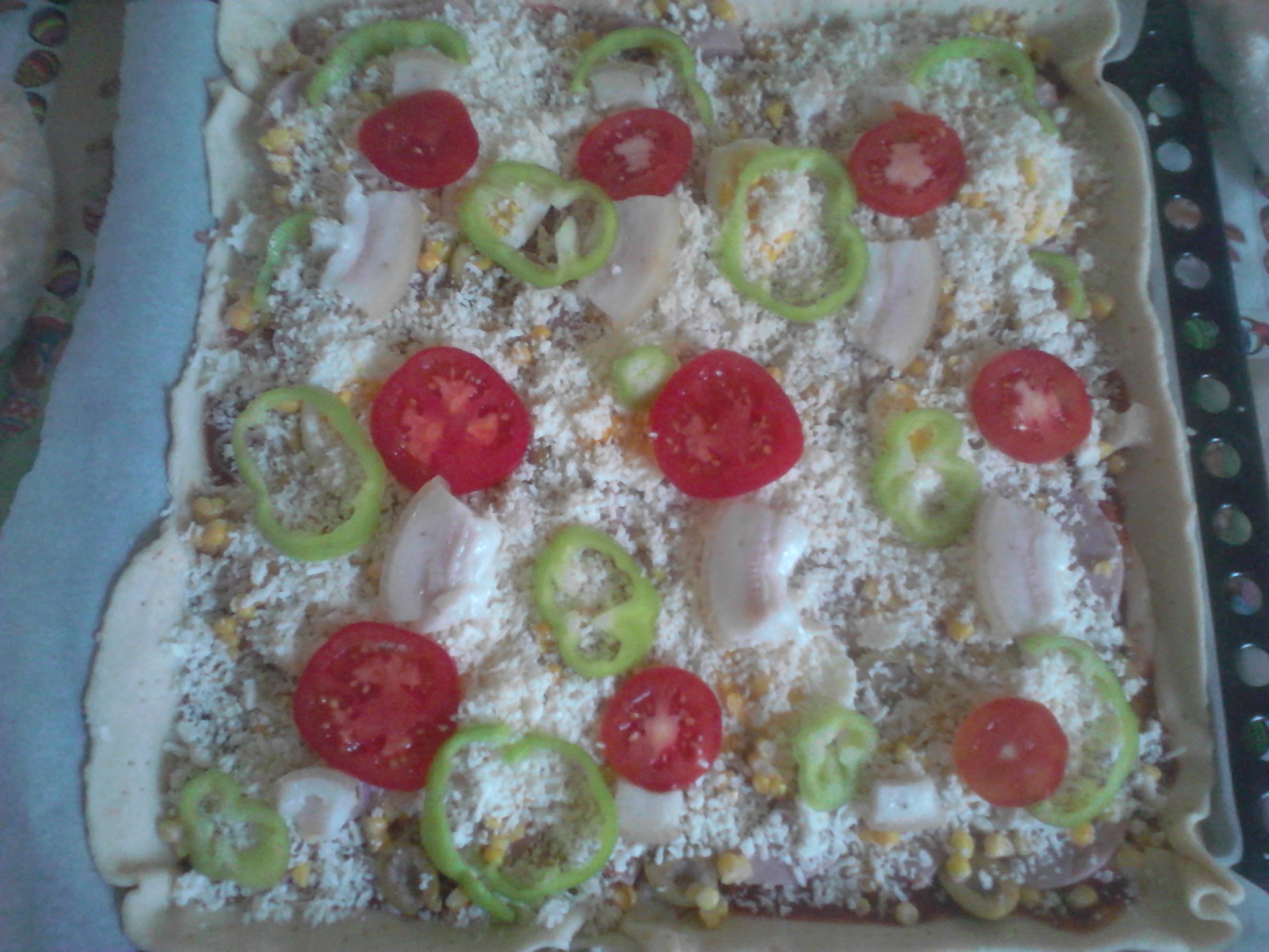 Pizza cu sunca