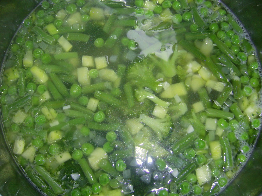 Supa verde de legume