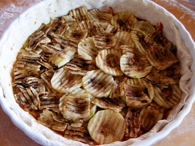 Placinta sarata cu zucchini