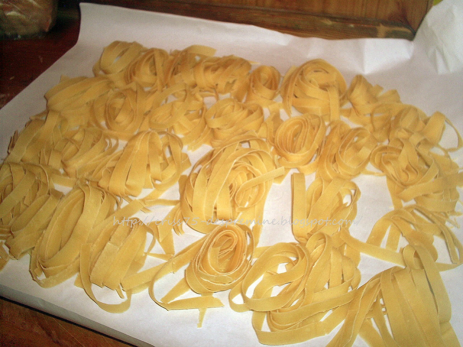 Tagliatelle (facute in casa)