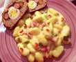 Gnocchi cu bacon şi sos de smântână, reţeta simplă, foarte rapidă, săţioasă şi foarte gustoasă-1