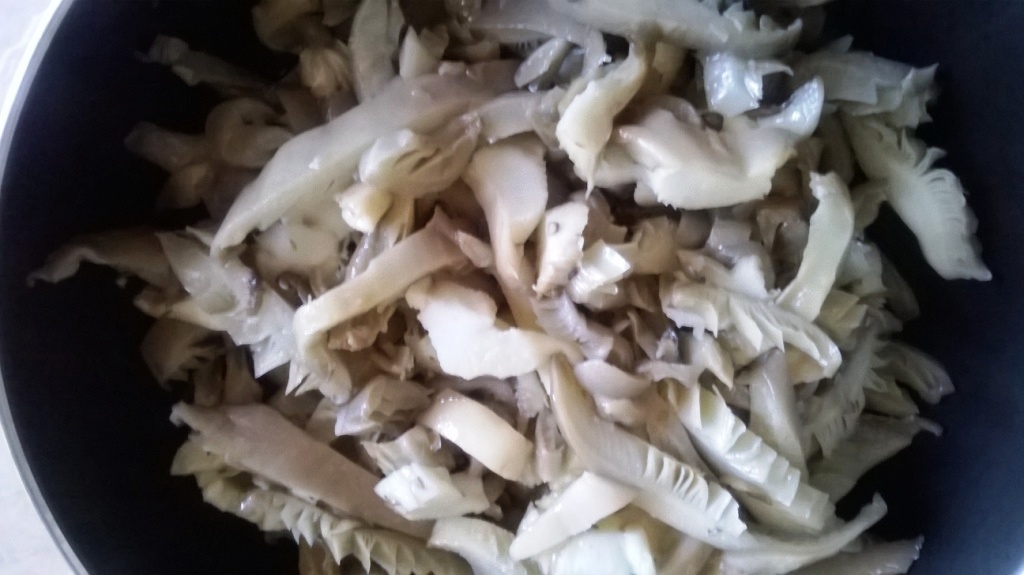 Ciuperci pleurotus garnitura