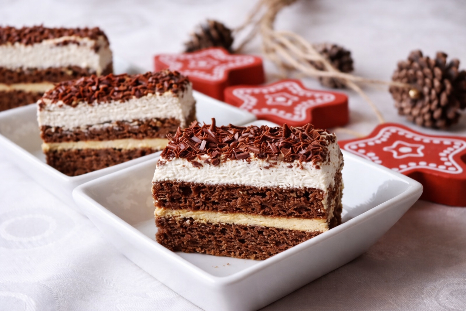 Desert prajitura cu crema de cafea