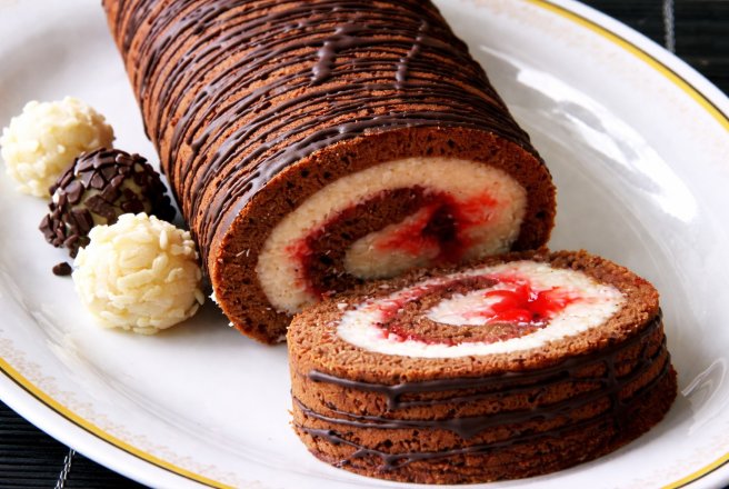 Rulada cu crema de cocos