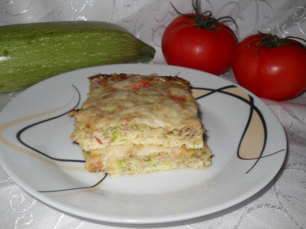 Fritatta cu ton si dovlecei