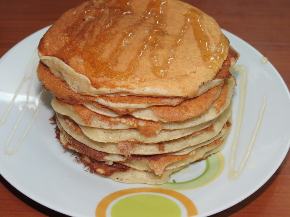 Pancakes cu banane