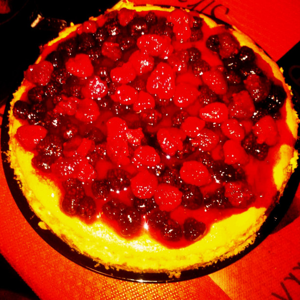 Cheesecake cu zmeura