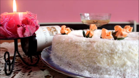 Tort cu mascarpone si nuca de cocos (reteta video)