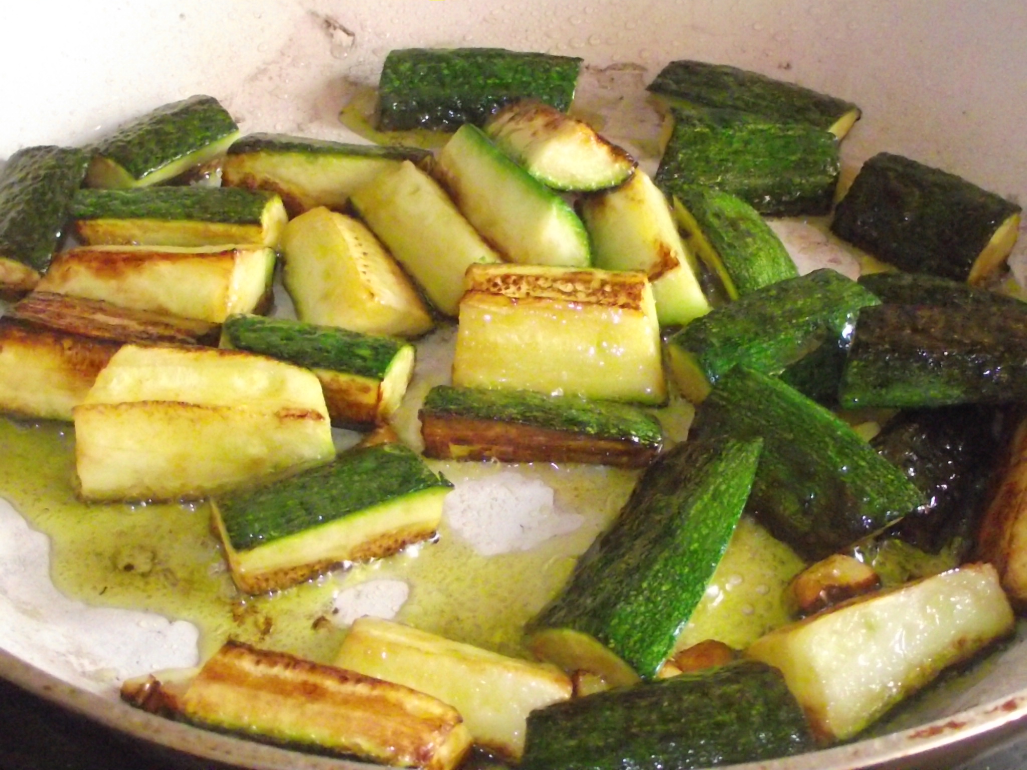 Zucchini prajite