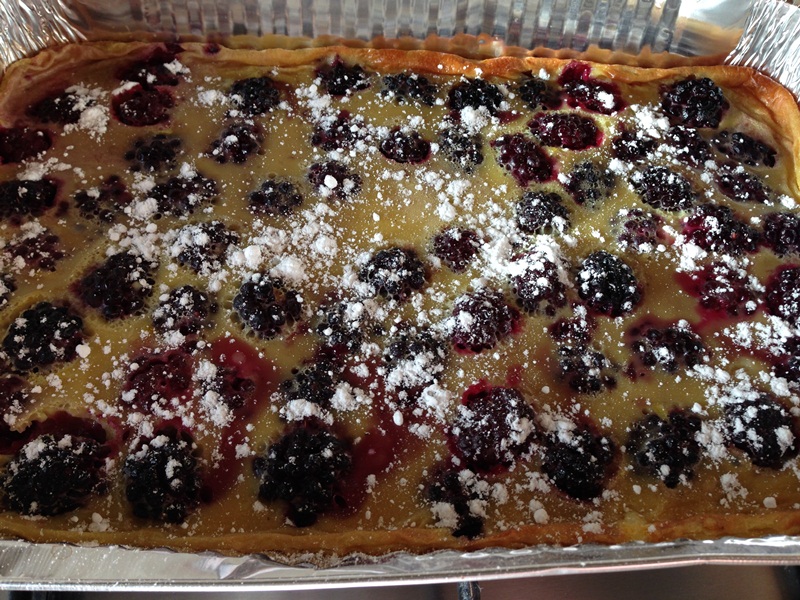 Clafoutis cu mure