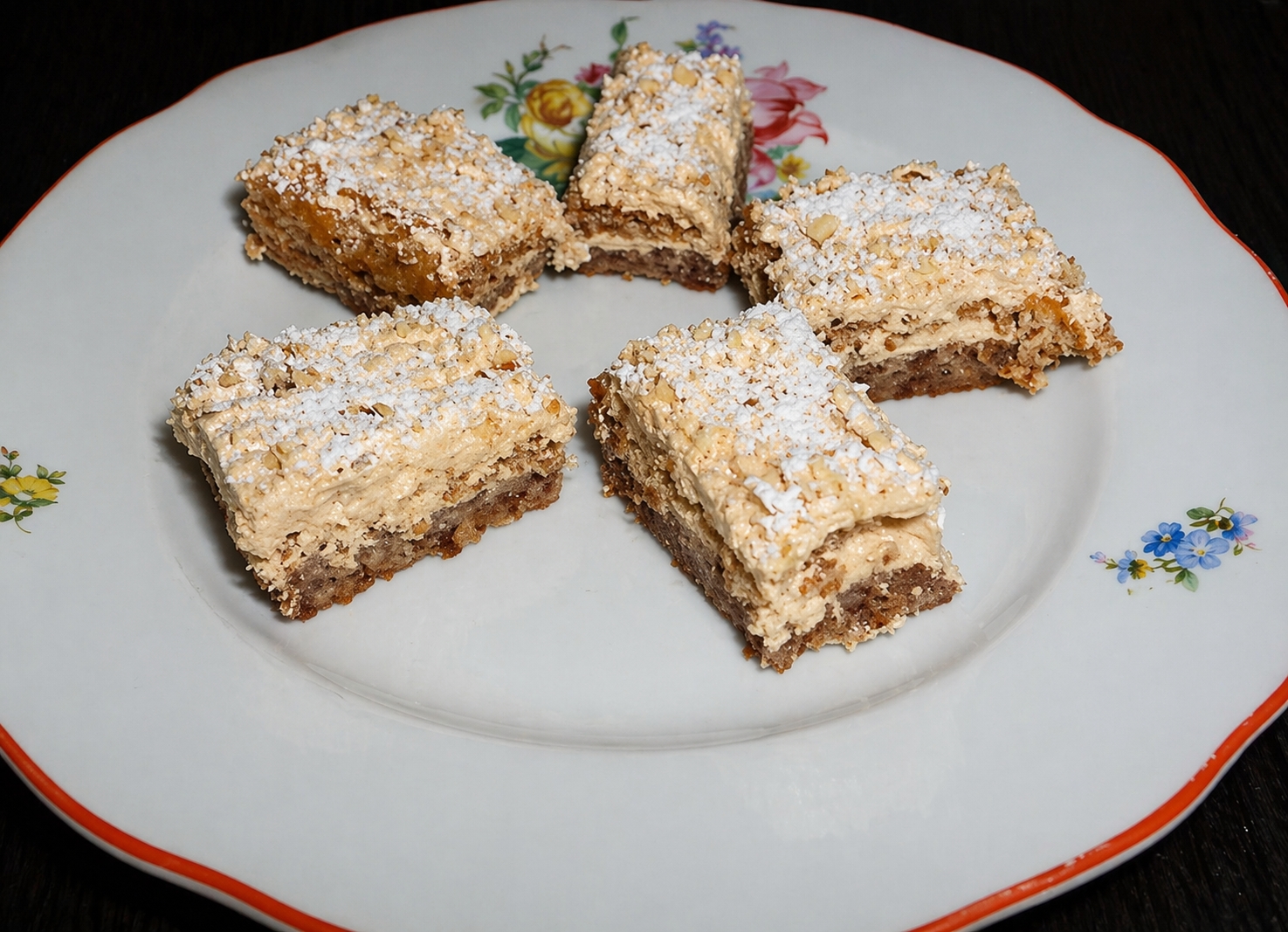 Prajitura cu crema de budinca si ness