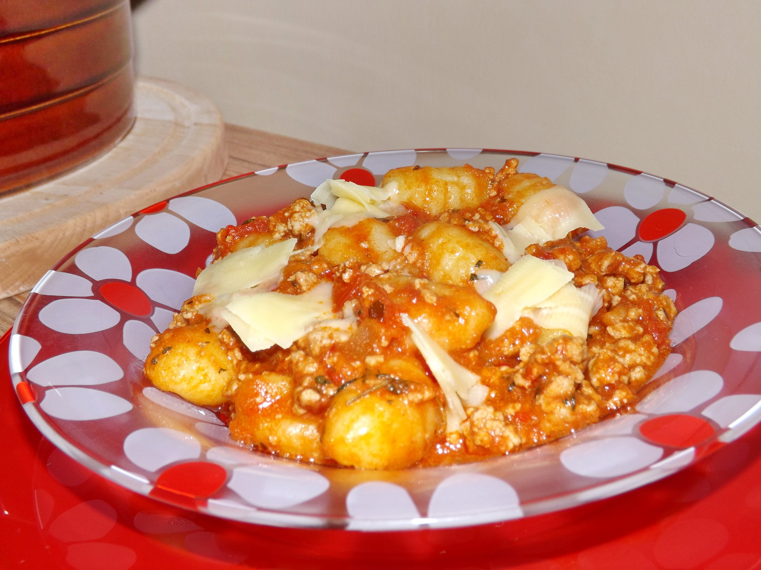 Gnocchi cu sos ragu