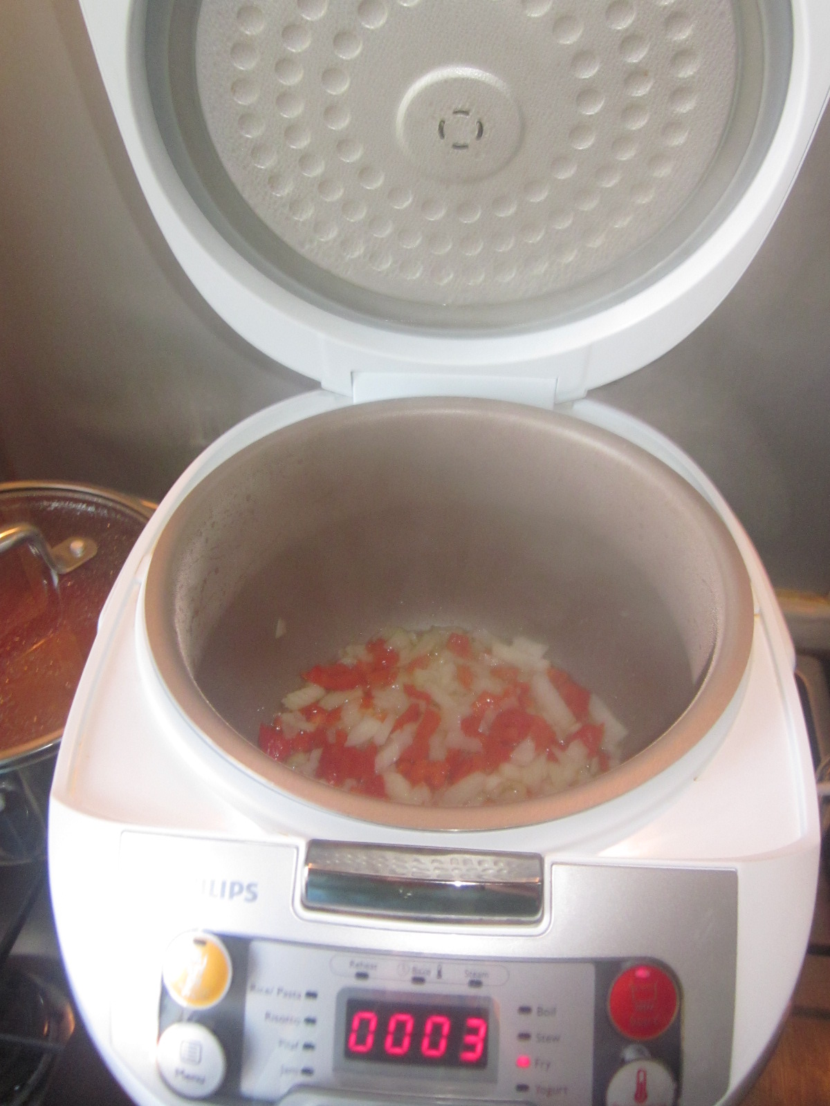 Orez cu legume la Multicooker