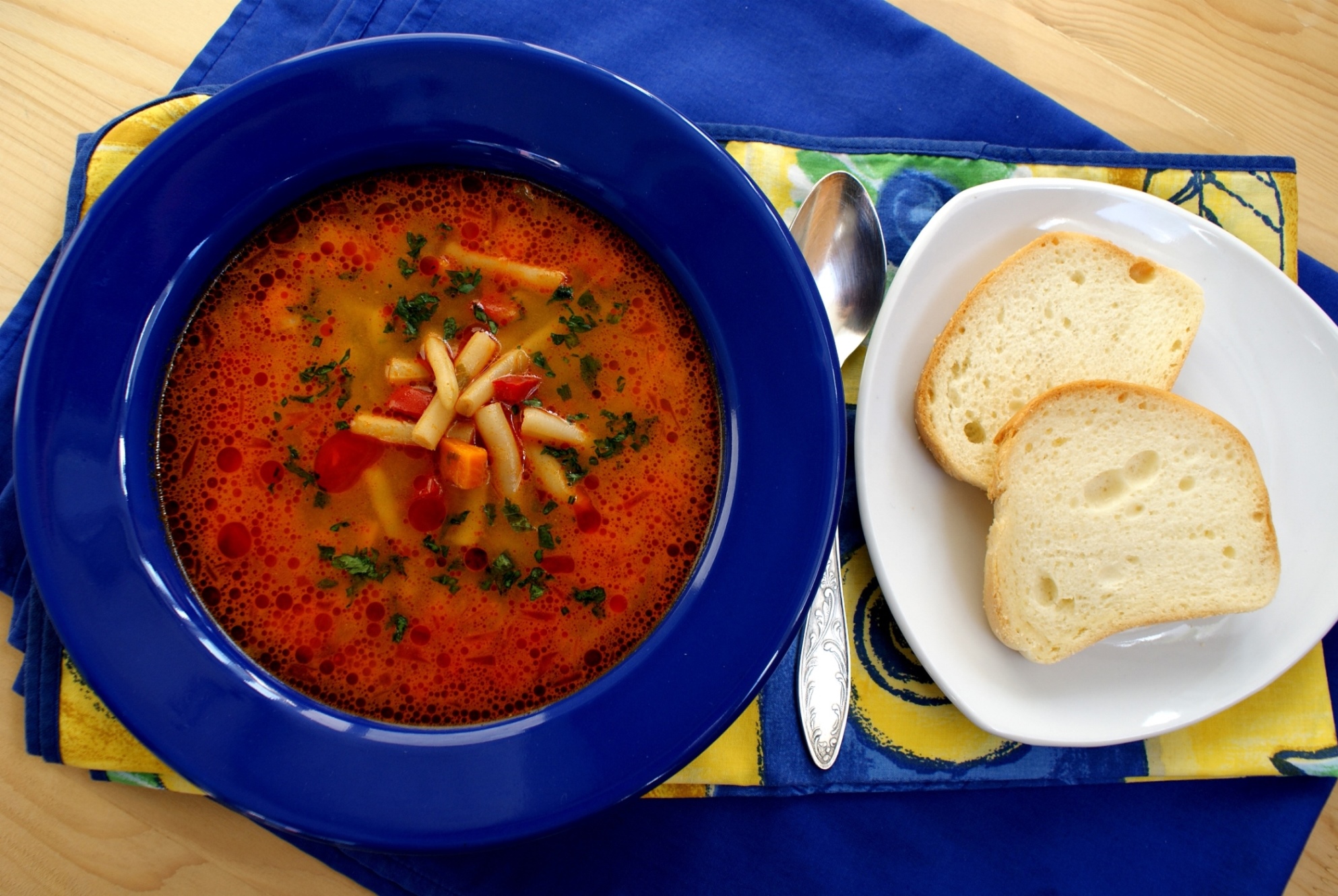 Ciorba de fasole galbena pastai