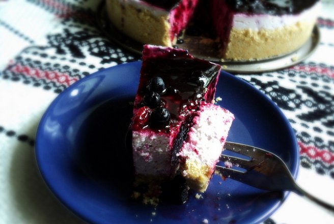 Cheesecake cu fructe de padure