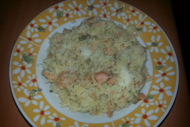 Risotto cu somon afumat