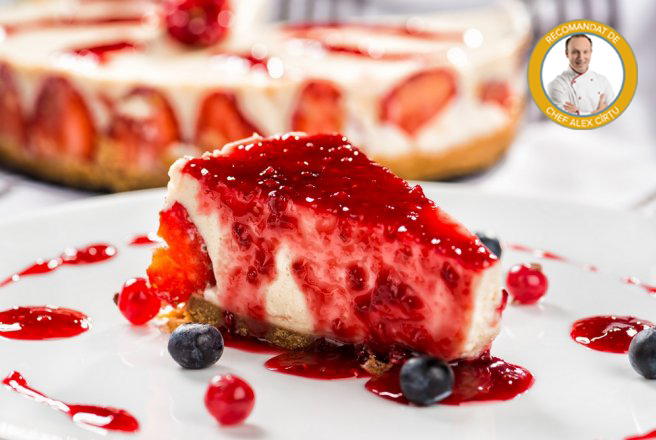 Cheesecake fara coacere si  fara lapte, cu Blenderul Oster