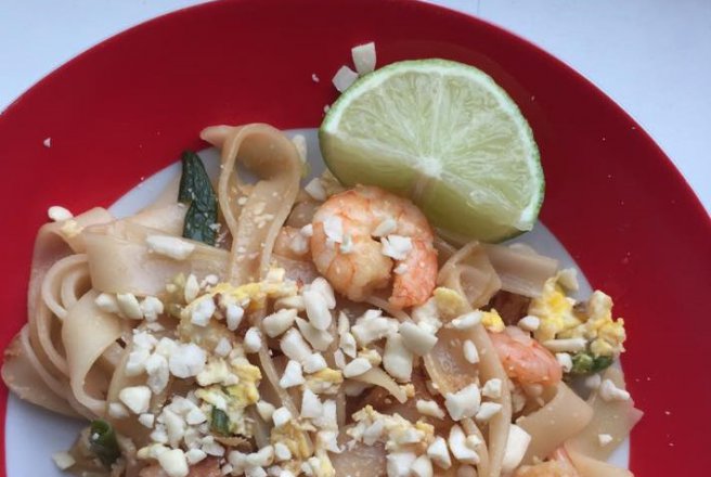 Phad Thai cu creveti