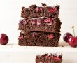 Brownie cu visine-13