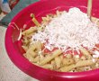 Penne la cuptor cu carne tocata si ciuperci-8