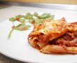 Penne la cuptor cu carne tocata si ciuperci-12