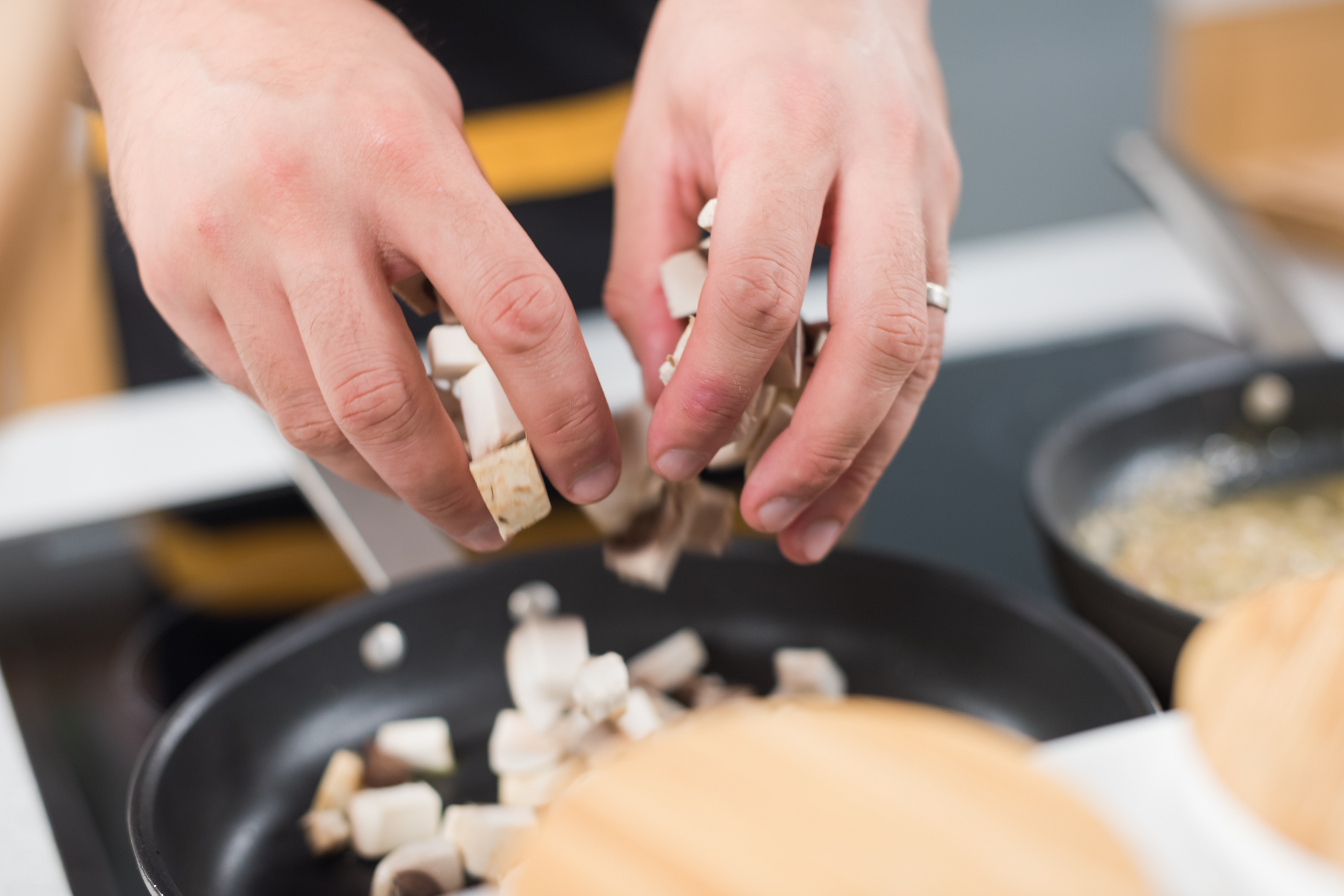 Risotto cu ciuperci, ghimbir si parmezan Delaco