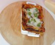 Lasagna cu ghebe, sos de rosii, mozzarella si parmezan-8