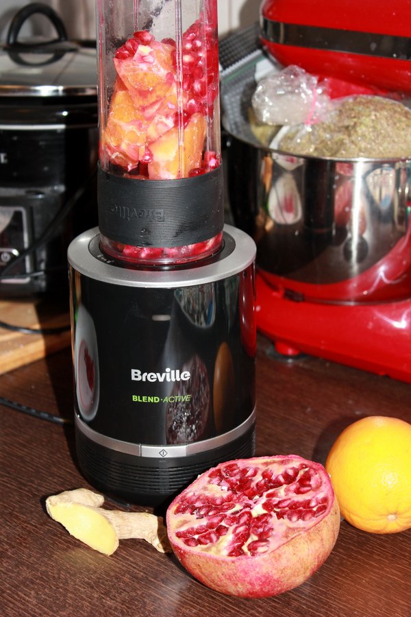 Smoothie de portocale cu rodie