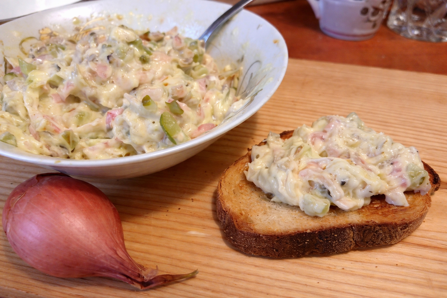 Salata de cod afumat