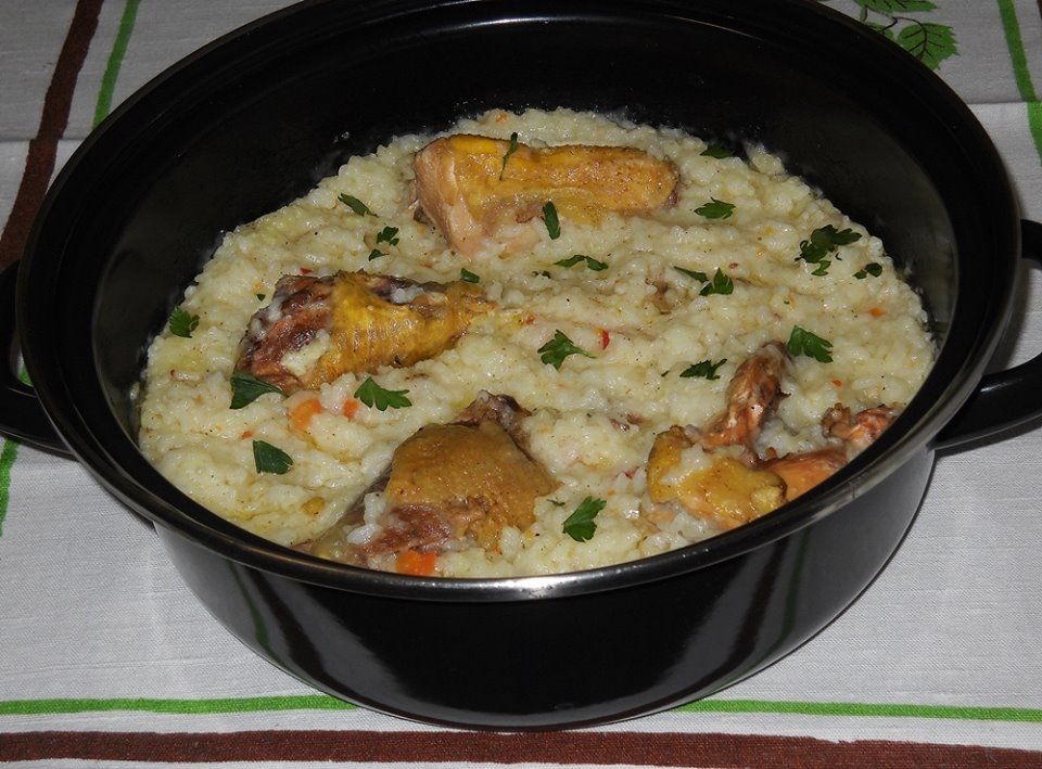 Pilaf cu carne de cocos