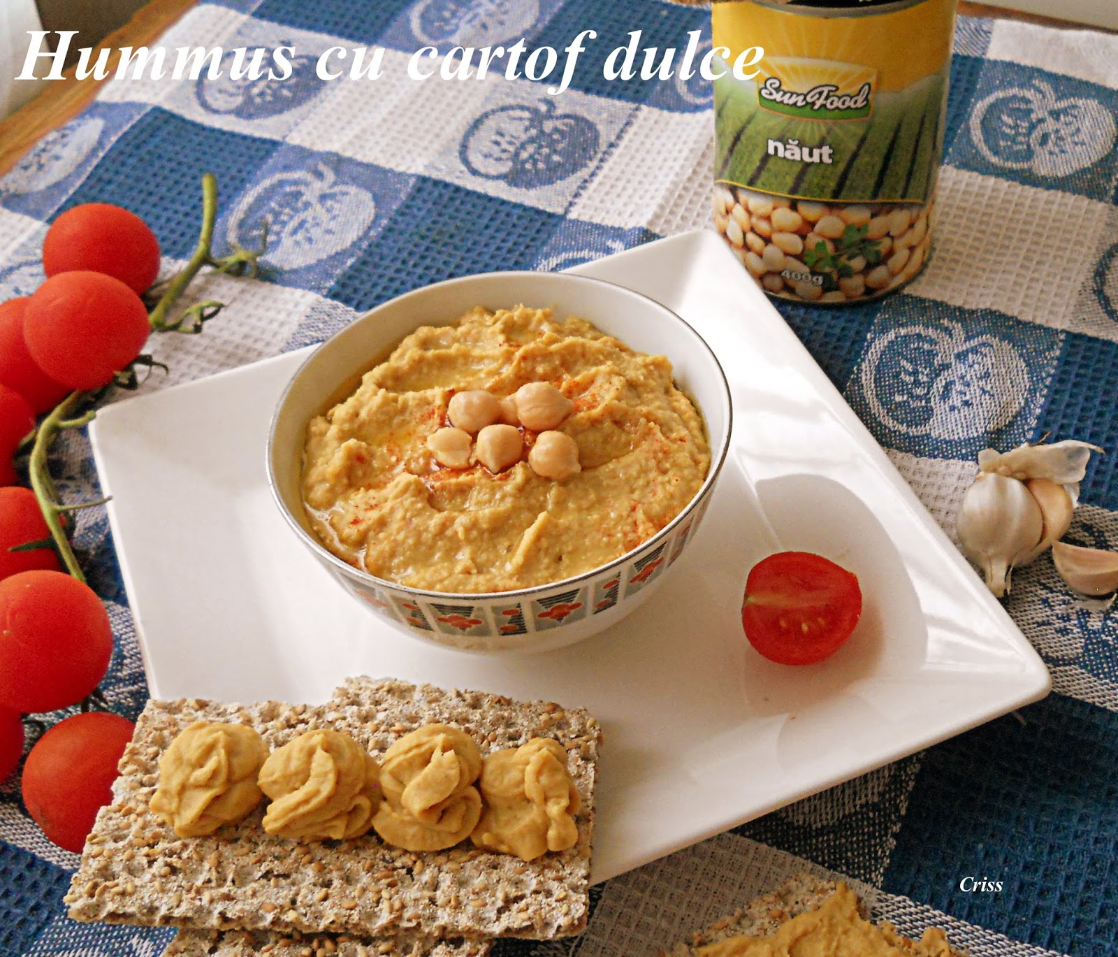 Hummus cu cartof dulce