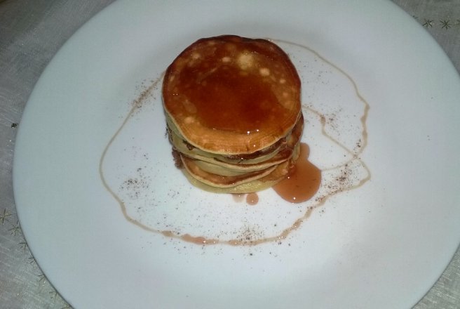 Mini pancakes cu branza dulce