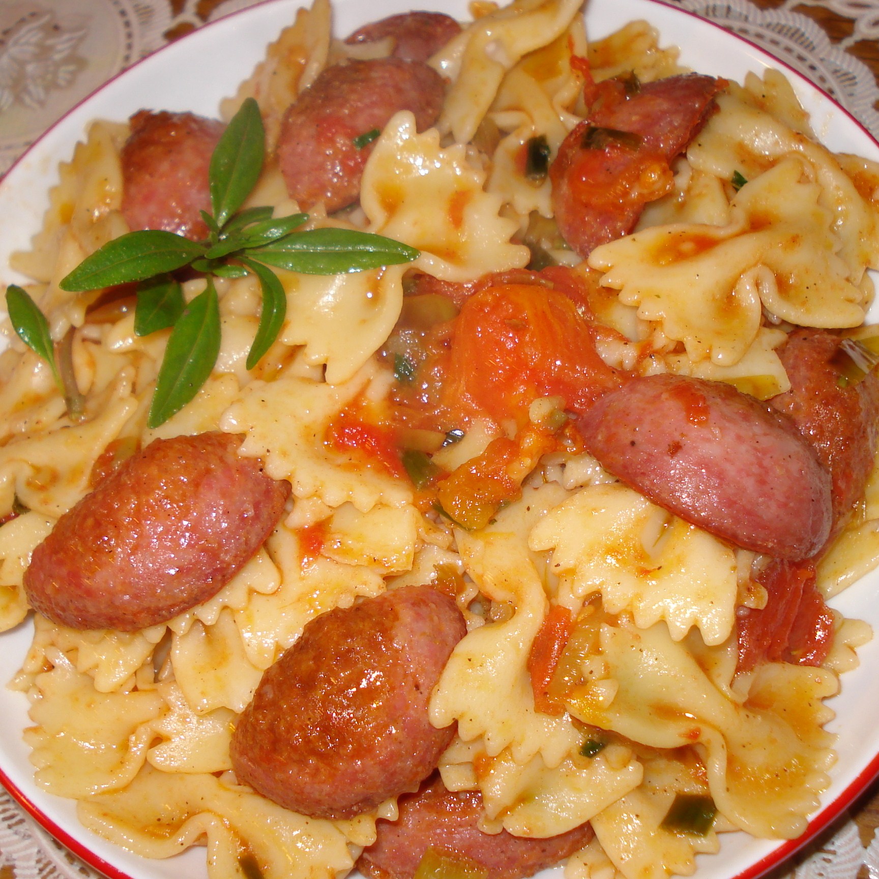 Farfalle cu 