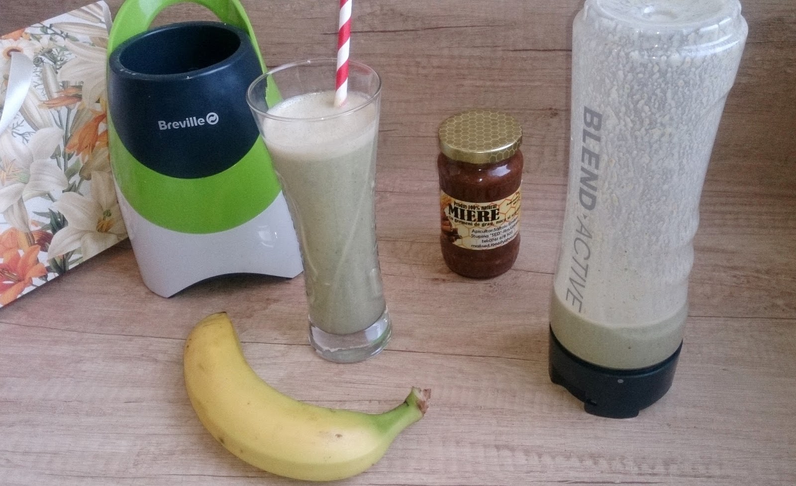 Smoothie cu spanac si banane