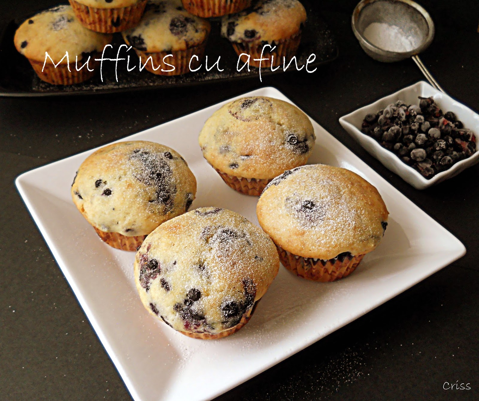 Muffins cu afine