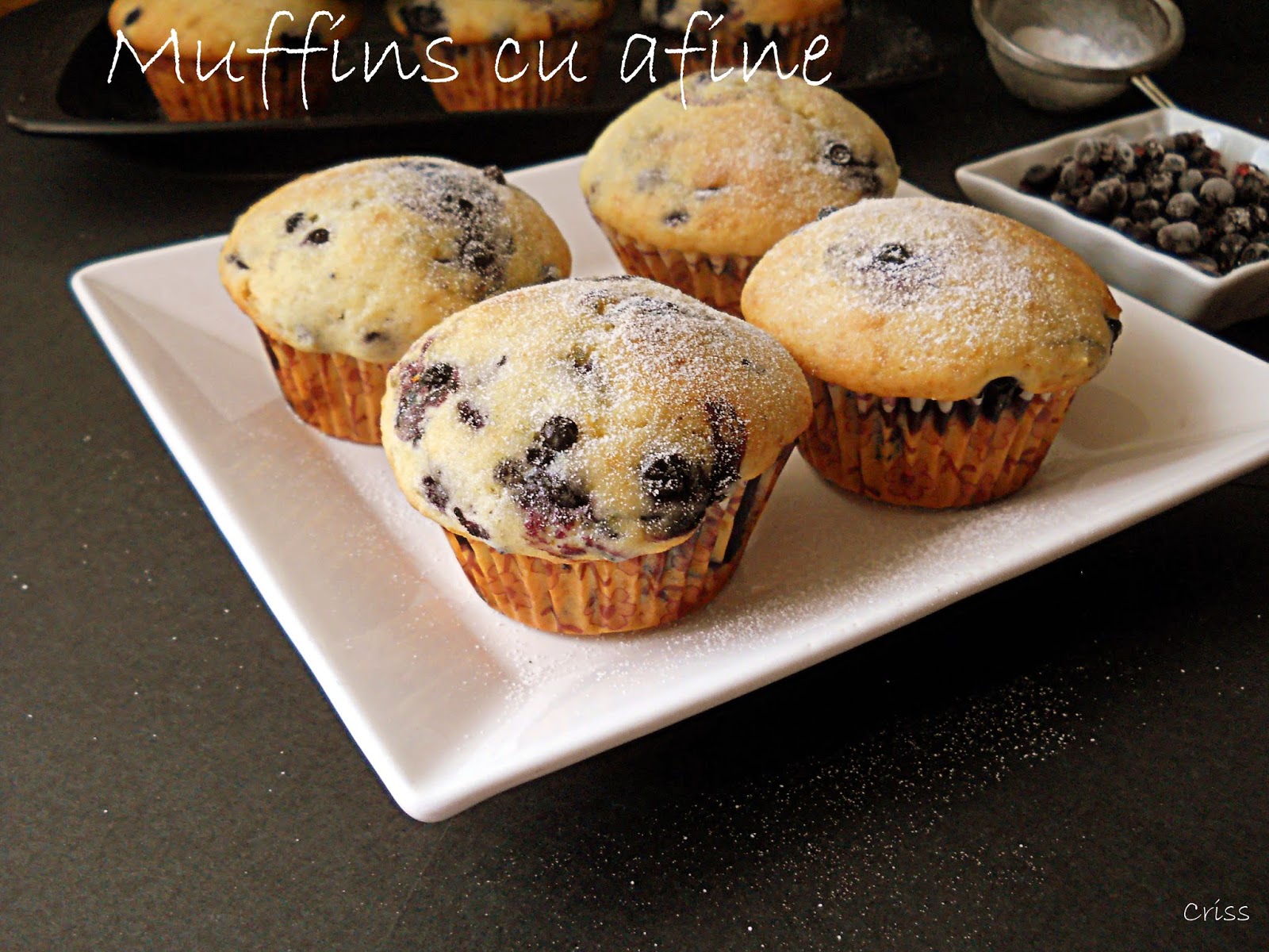 Muffins cu afine