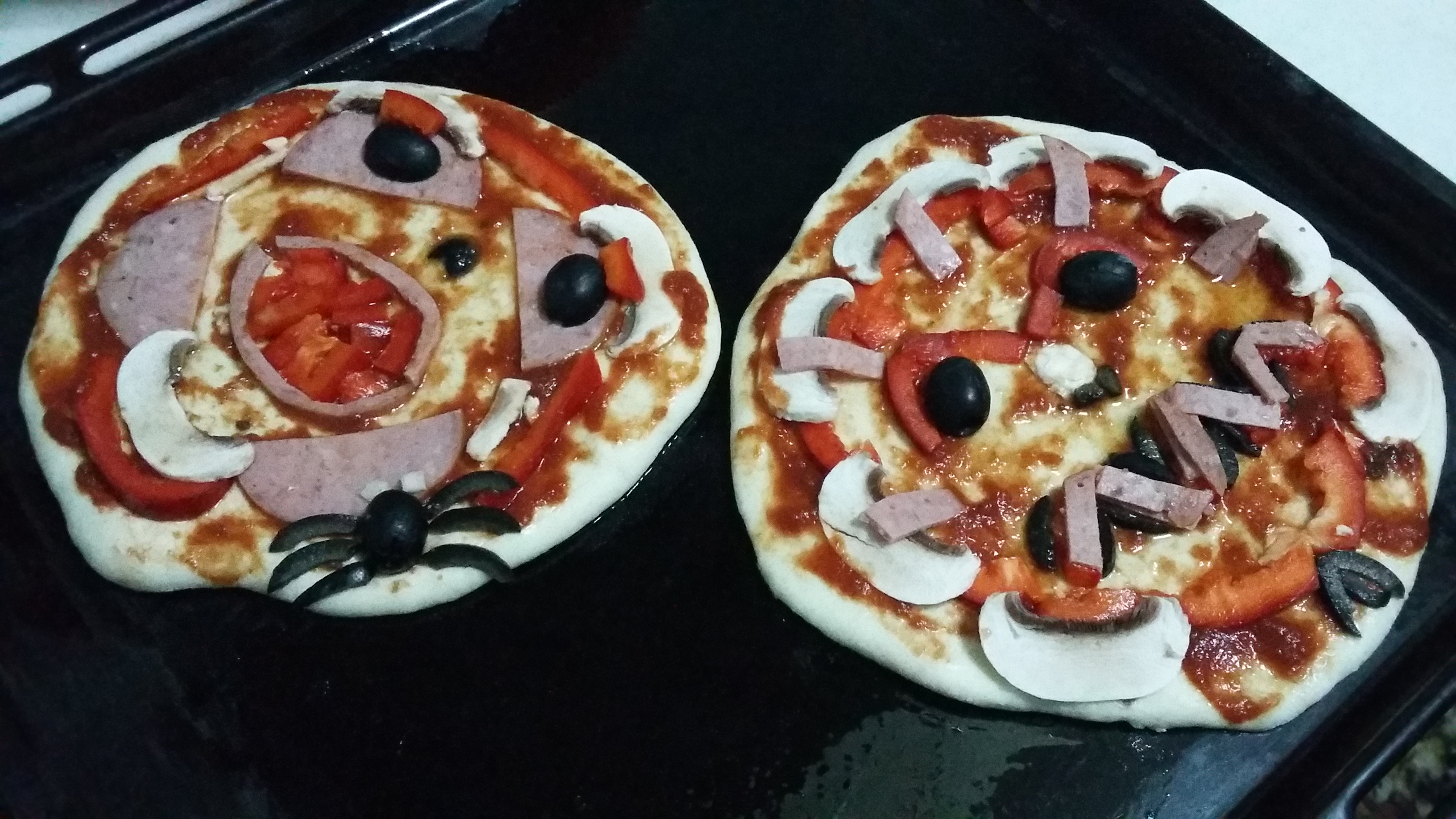 Pizza de Halloween