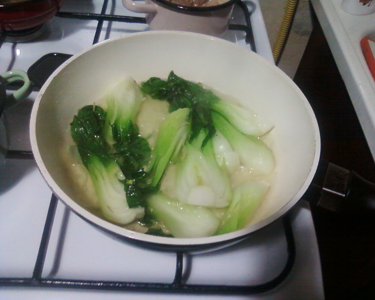 Pak choi cu pui