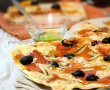 Pizza cu ciuperci, măsline şi roşii-2