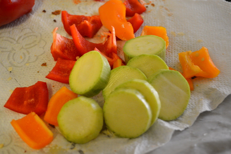 Frigarui de curcan cu legume, la grill