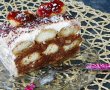 Desert tort cu piscoturi, crema de ciocolata si nuca-8