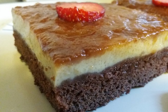 Desert chocoflan