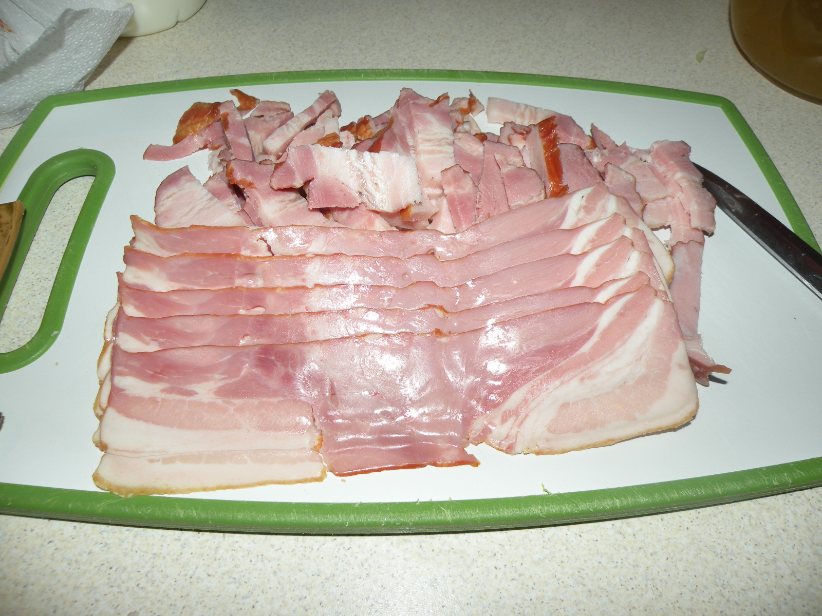 Ciorba de salata verde cu kaiser si bacon