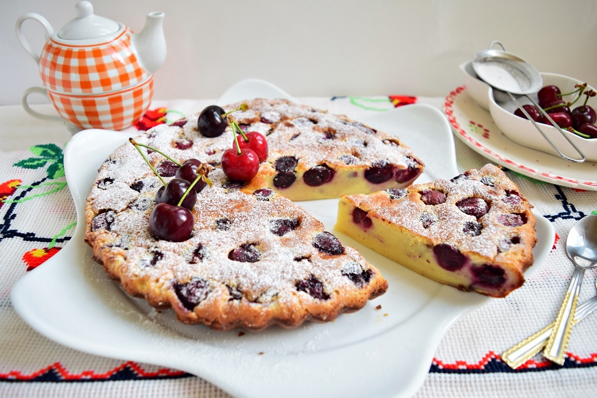 Desert clafoutis cu cirese