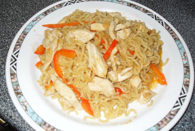 Chicken noodles