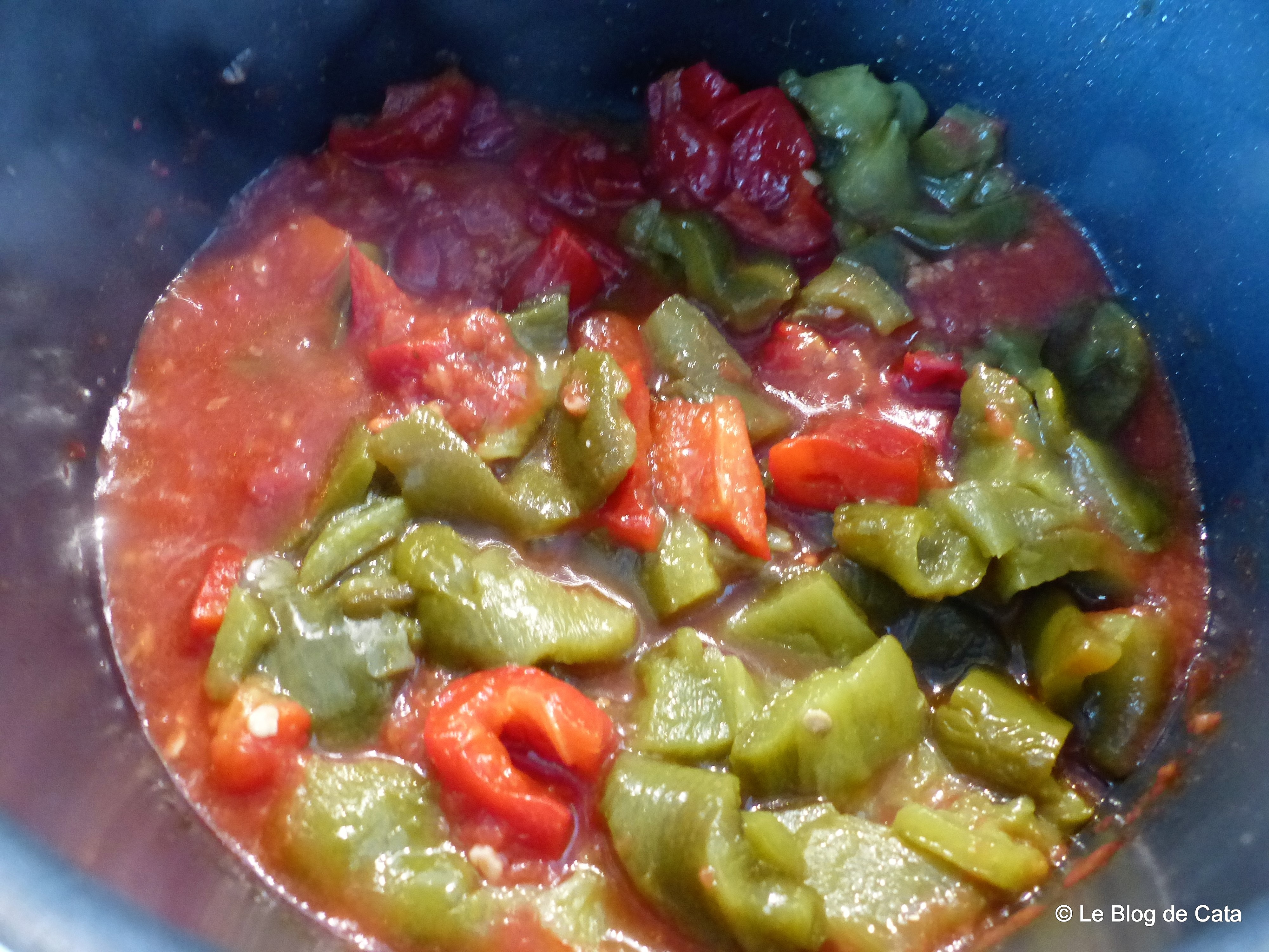 Salata de vinete si ardei marocana - Zaalouk