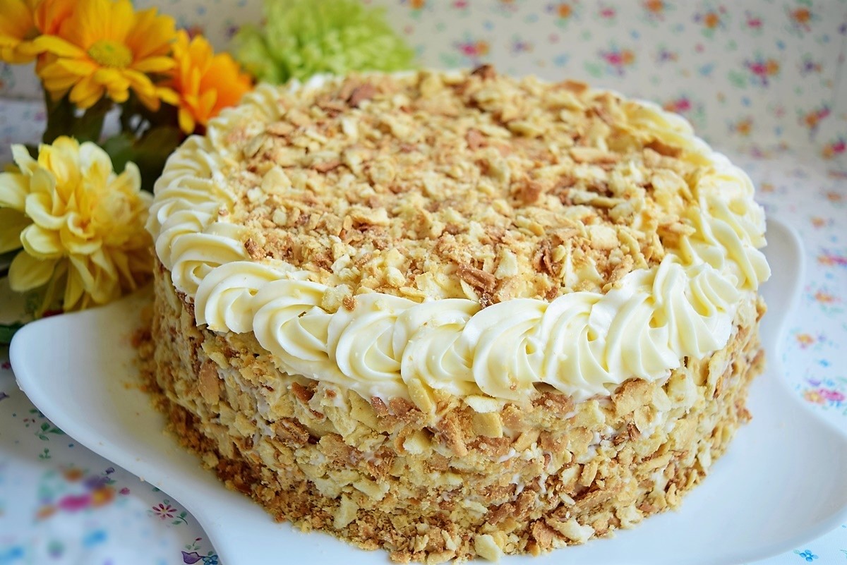 Desert tort in straturi
