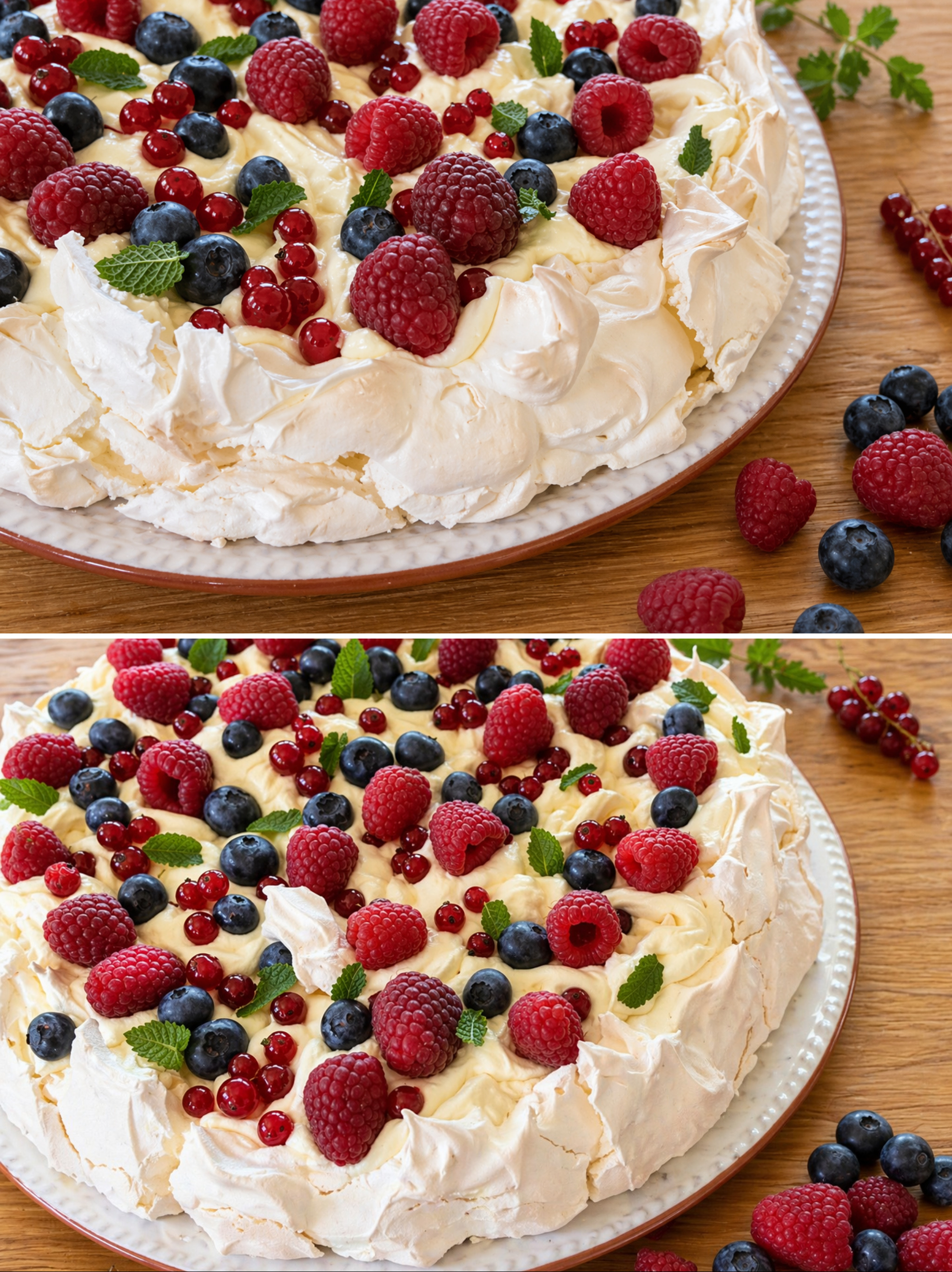 Reteta de tort Pavlova, un desert spectaculos si rafinat
